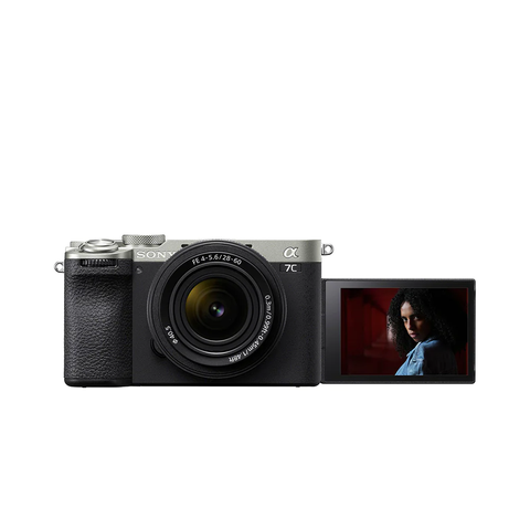 New Sony Alpha ILCE-7CM2L Full-Frame Interchangeable Lens Mirrorless Vlog Camera (Body + 28-60 Mm Zoom Lens) | Made For Creators| 33.0 MP| Artificial Intelligence Based Autofocus | 4K 60p Recording-Silver