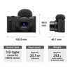 Sony ZV-1 II Vlog Camera for Content Creators & Vloggers with 18-50mm Wide-angle Zoom Lens | Compact Camera with Strong Image Stabilisation | Accurate Autofocus | Cinematic Vlog Setting ZV-1M2/BQ