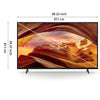 Sony Bravia KD-43X75L - 108 cm (43") 4K Ultra HD Smart LED Google TV (Black)