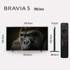 Sony 248 cm (98) BRAVIA 5 4K Ultra HD AI Technology Smart Mini LED Google TV K-98XR55A (Black)
