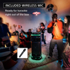 Sony ULT Tower 10 Party Speaker | ULT Button for Massive Bass & Powerful Sound | 360° Sound & Party Lights | Wireless Mic for Karaoke | Bluetooth | Touch Panel | IP64 | TV Sound Booster | Wheels