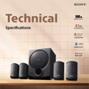 SA-D40M2 4.1ch Home Theatre Speaker with 100W Power Output and Powerful Subwoofer
