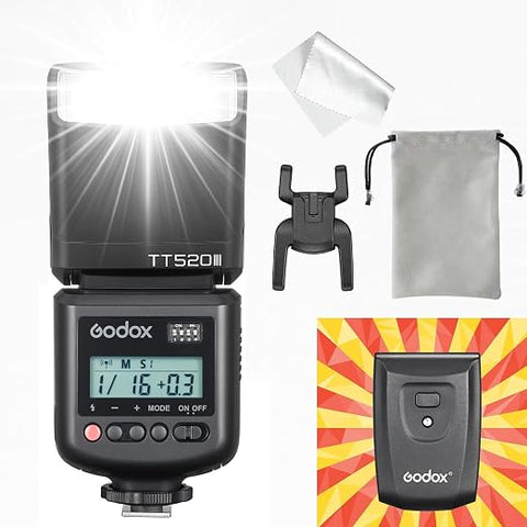 Godox TT520III Camera Flash 433MHz GN33