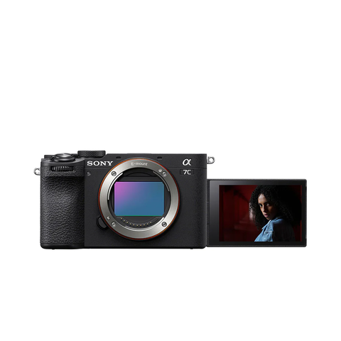 Sony Alpha ILCE-7CM2 Full-Frame Interchangeable-Lens Mirrorless vlog Camera (Body Only) | Made for Creators | 33.0 MP | Artificial Intelligence based Autofocus | 4K 60p Recording - Black ILCE-7CM2/BQ IN5