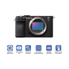 Sony Alpha ILCE-7CM2 Full-Frame Interchangeable-Lens Mirrorless vlog Camera (Body Only) | Made for Creators | 33.0 MP | Artificial Intelligence based Autofocus | 4K 60p Recording - Black ILCE-7CM2/BQ IN5