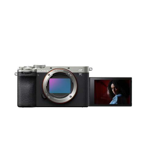 Sony Alpha ILCE-7CM2 Full-Frame Interchangeable-Lens Mirrorless vlog Camera (Body Only) | Made for Creators | 33.0 MP | Artificial Intelligence based Autofocus | 4K 60p Recording - Silver ILCE-7CM2/SQ IN5