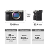 Sony Alpha ILCE-7CM2 Full-Frame Interchangeable-Lens Mirrorless vlog Camera (Body Only) | Made for Creators | 33.0 MP | Artificial Intelligence based Autofocus | 4K 60p Recording - Silver ILCE-7CM2/SQ IN5