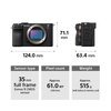 Sony Alpha ILCE-7CR Full-Frame Interchangeable-Lens Mirrorless Camera (Body Only) | Made for Creators | 61.0 MP | Artificial Intelligence based Autofocus | 4K 60p Recording - Silver ILCE-7CR/SQ IN5 |