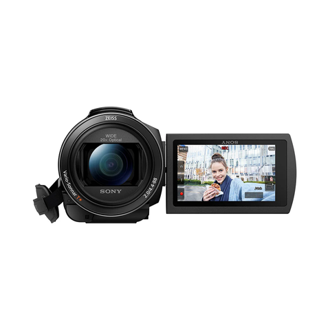 Sony AX43A 4K Handycam 8.29 MP 4K Ultra HD Recording with 26.8 mm714 wide-angle ZEISS® Vario-Sonnar T* lens