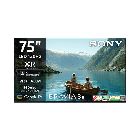 Sony BRAVIA 3 II 75 Inch 4K 120Hz Google TV K-75XR35M2