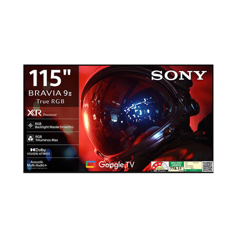 Sony BRAVIA 9 II 115 Inch True RGB LED 4K Google TV K-115XR90M2