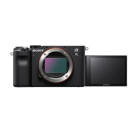 Sony Alpha 7C Compact Full-Frame Camera (ILCE-7C) | 24.2 MP Mirrorless Camera, 10 FPS, 4K/30p ILCE-7C/BQ  IN5