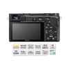 Sony Alpha ILCE-6100X 24.2 MP Mirrorless Digital SLR Camera with SELP16502 Power Zoom & SEL55210 Lens, APS-C Sensor, Fast Auto Focus,Real-time Eye AF,Real-time Tracking, Vlogging & Content Creation -Black ILCE-6100X/BQ IN5
