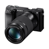 Sony Alpha ILCE-6100X 24.2 MP Mirrorless Digital SLR Camera with SELP16502 Power Zoom & SEL55210 Lens, APS-C Sensor, Fast Auto Focus,Real-time Eye AF,Real-time Tracking, Vlogging & Content Creation -Black ILCE-6100X/BQ IN5