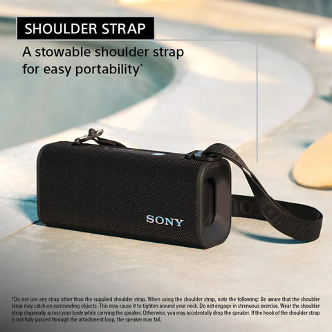 Sony New Launch ULT FIELD 3 Bluetooth Wireless Speaker with Massive Bass|24hrs Playtime|Hands Free Calling(with Mic)|IP67 (Waterproof,Dustproof,Rustproof)|Shoulder Strap|Quick Charge(SRS-ULT30)