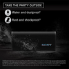 Sony New Launch ULT FIELD 3 Bluetooth Wireless Speaker with Massive Bass|24hrs Playtime|Hands Free Calling(with Mic)|IP67 (Waterproof,Dustproof,Rustproof)|Shoulder Strap|Quick Charge(SRS-ULT30)