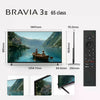 Sony 164 cm (65 inches) BRAVIA 3II AI XR Powered 4K 120HZ Ultra HD Smart LED Google TV K-65XR35M2 (Black)