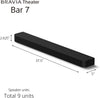 Sony BRAVIA Theatre Bar 7 HT-A7100 with SW3