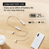 Sony WI-C100 Wireless Headphones with 25 Hrs Battery, Quick Charge, DSEE-Upscale, Splash Proof (IPX4), 360RA, Clear Bass, Fast Pair, in-Ear Bluetooth Headset with mic for Phone Calls & Music