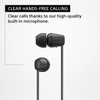 Sony WI-C100 Wireless Headphones with 25 Hrs Battery, Quick Charge, DSEE-Upscale, Splash Proof (IPX4), 360RA, Clear Bass, Fast Pair, in-Ear Bluetooth Headset with mic for Phone Calls & Music