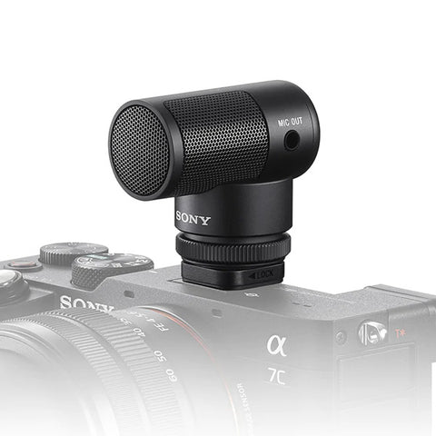 Sony ECM-G1 Shotgun Microphone, Super-Cardioid, Compact with High-Quality Sound