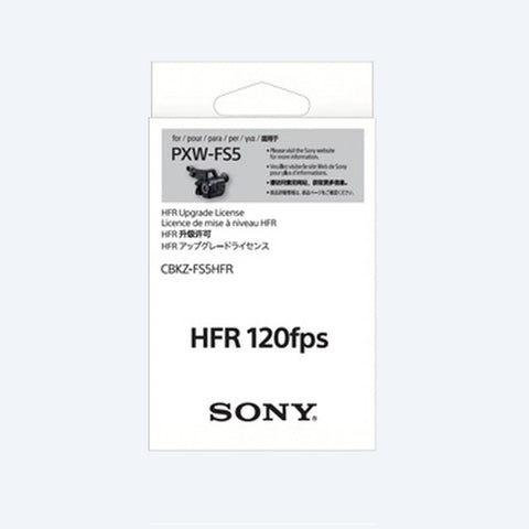 CBKZ-FS5HFR PXW-FS5 120fps High Frame Rate (HFR) Upgrade