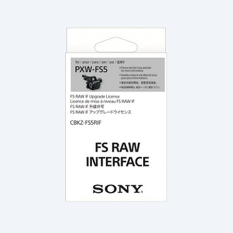 CBKZ-FS5RIF PXW-FS5 RAW Upgrade