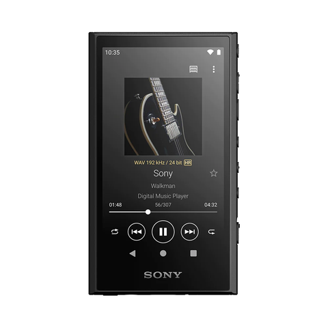 Sony NW-A306 32GB Walkman Hi-Res Portable Digital Music Player with Android 12.0, 3.6" Touch Screen, S-Master Hx, DSEE-Hx, Wi-Fi & Bluetooth and USB Type-C - Black